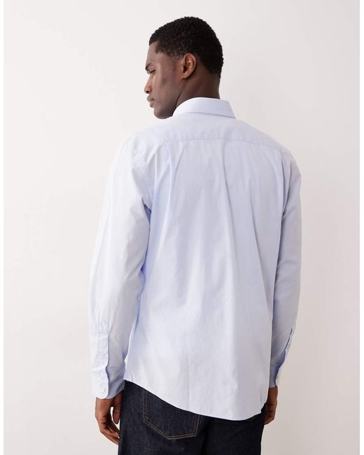 Mango White Cotton Shirt for men