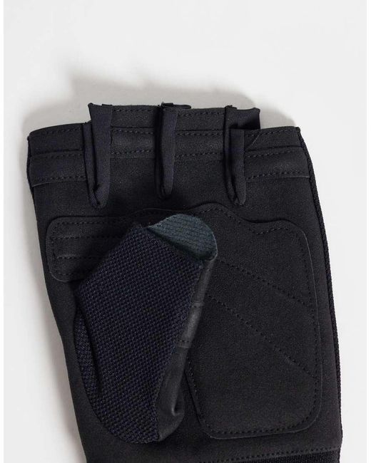 4505 Blue Active Fingerless Training Gloves for men