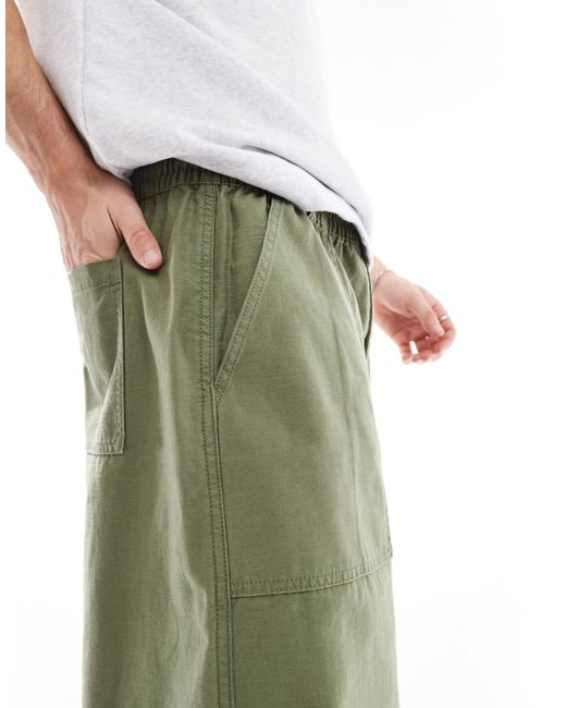 Cotton On – superweite ballon-hose in Green für Herren