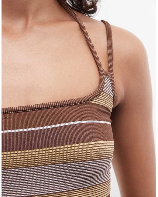 ASOS Multicolor Seamless Strap Detail Cami Vest