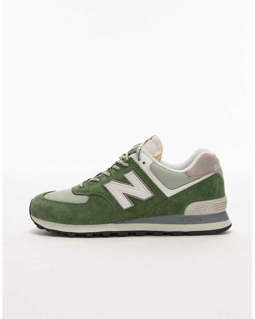 New Balance Green 574 Trainers for men