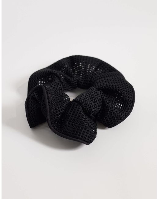 ARKET Black Mesh Scrunchie