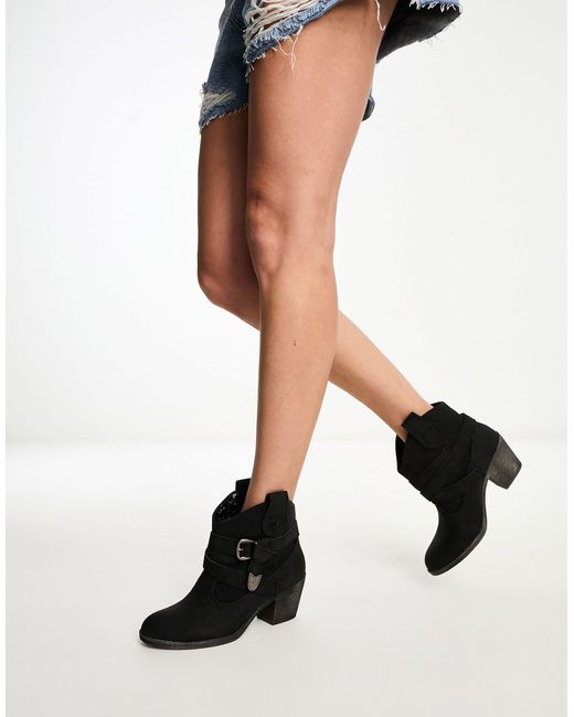 Rocket Dog Rocket Dog Satire Ankle Boot in Black Lyst UK