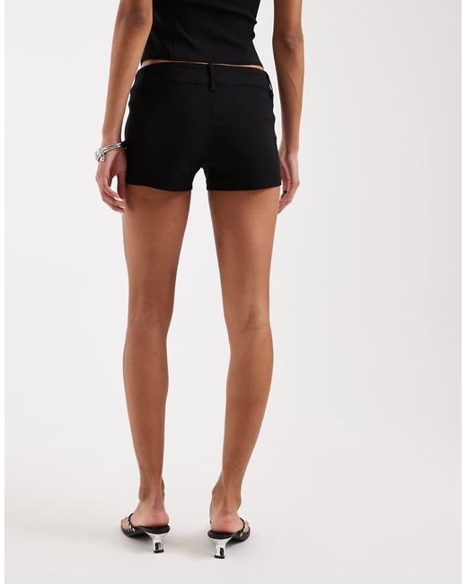 Motel Black Janei Tailored Micro Shorts