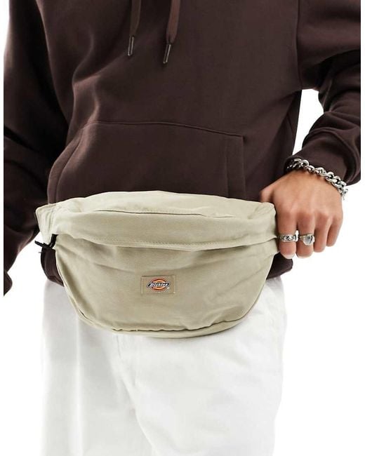 Dickies Black Duck Canvas Bum Bag for men