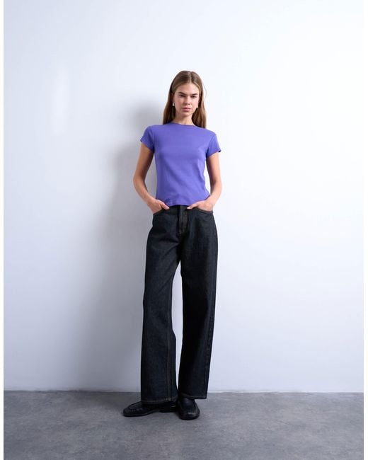 TOPSHOP Blue Everyday Tee