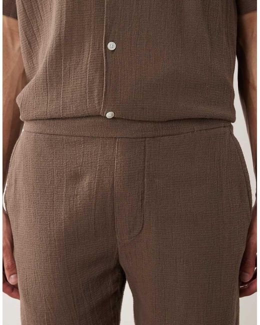 SELECTED Natural Textured Shorts for men