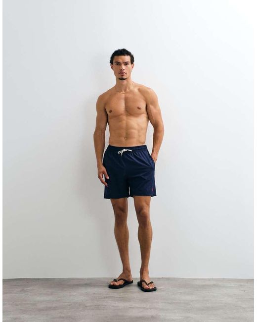 Polo Ralph Lauren Blue Traveller Classic Fit Swim Shorts for men