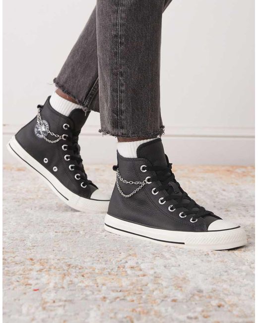 Chuck Taylor All Star Hi di Converse in Black