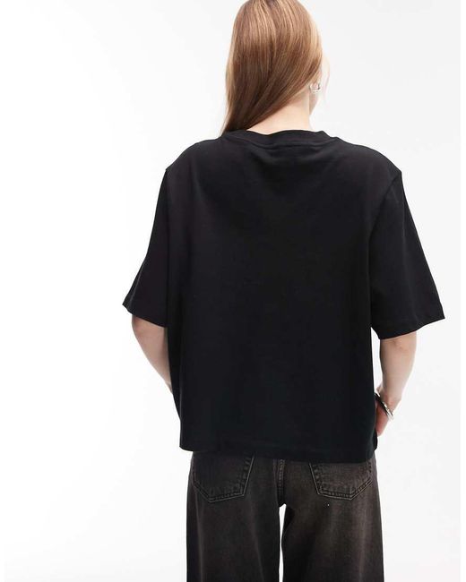 AllSaints Black Lisa Tiger Sequin Graphic T-Shirt