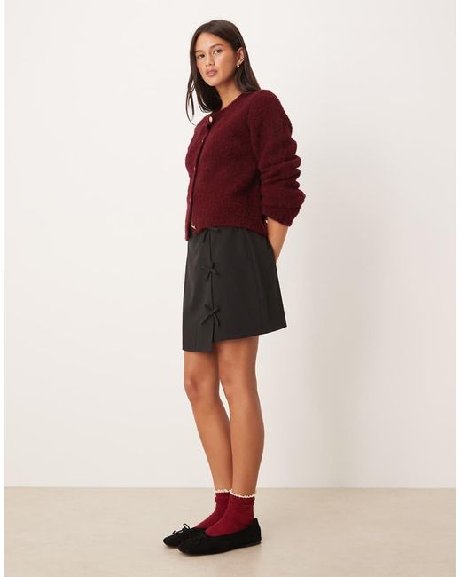 Collective The Label Black A-Line Mini Skirt