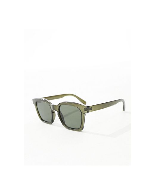 New Look Black Square Framed Sunglasses for men