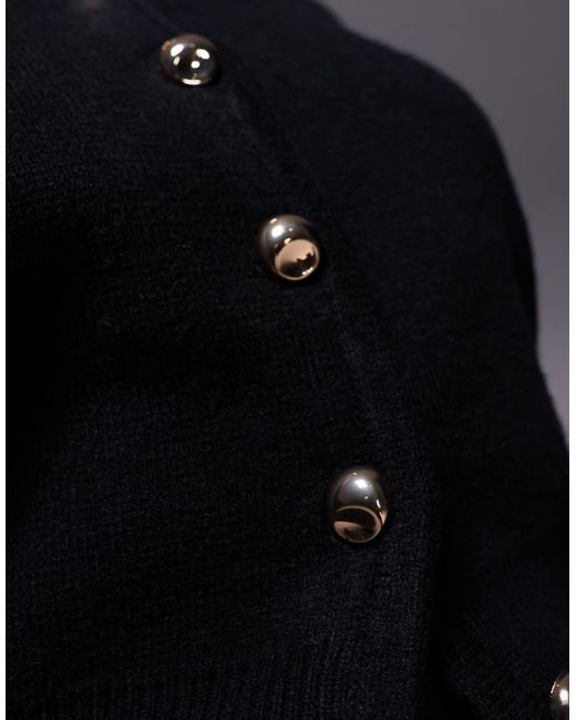 River Island Blue Structured Sleeve Cardigan