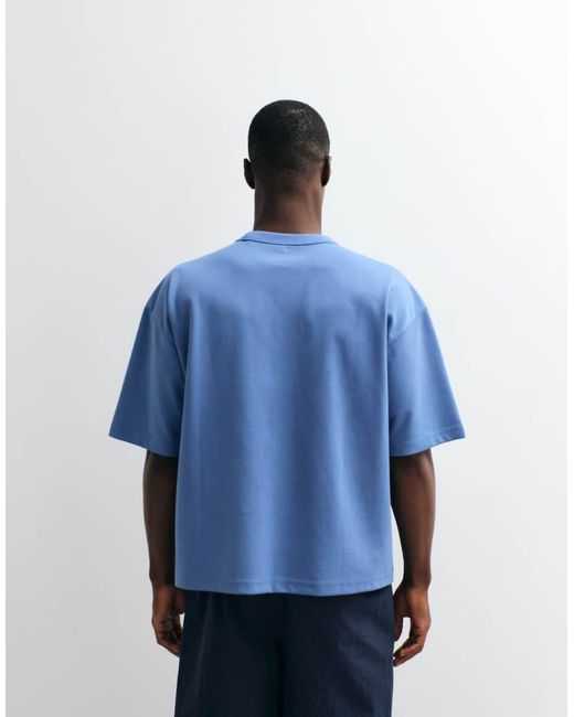 ASOS Blue Breathemax Heavyweight Boxy Oversized T-Shirt for men