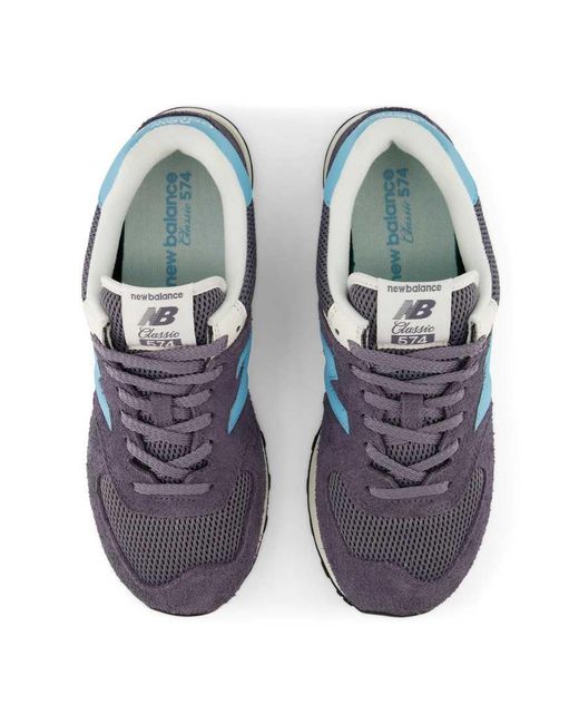 New Balance Blue 574 Trainers