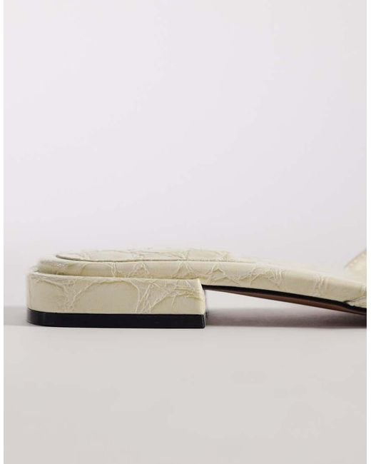 ASOS White Florida Toe Thong Sandal