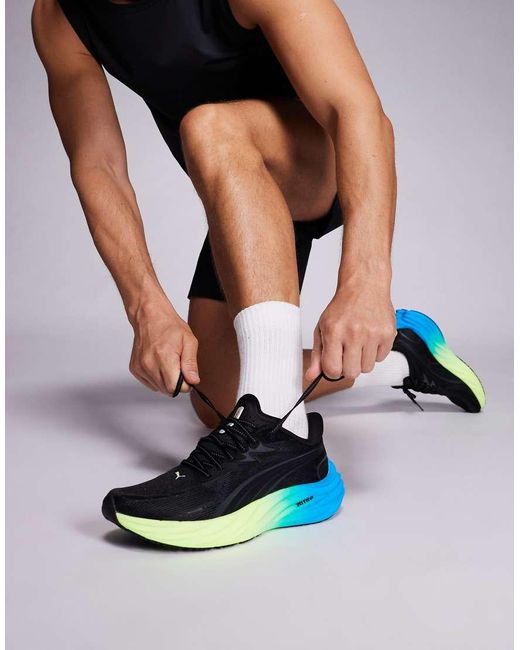 PUMA Blue Velocity Nitro 4 Trainers for men
