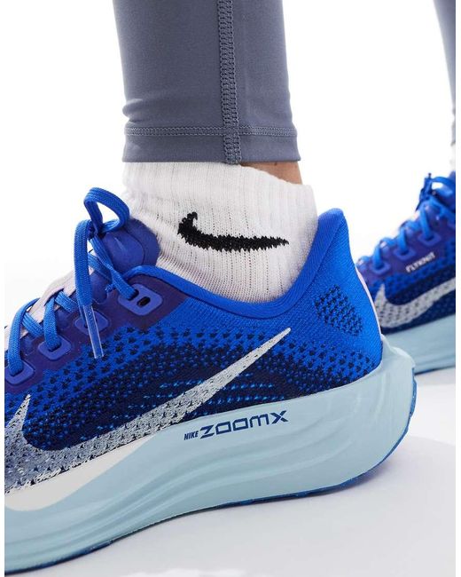 Nike Blue Pegasus Plus Trainers
