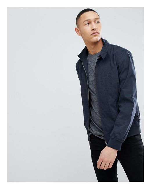 French Connection Harrington Jacket in Navy (Blue) for Men | Lyst