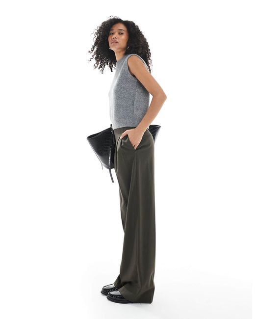 New Look Gray Knitted Tabard
