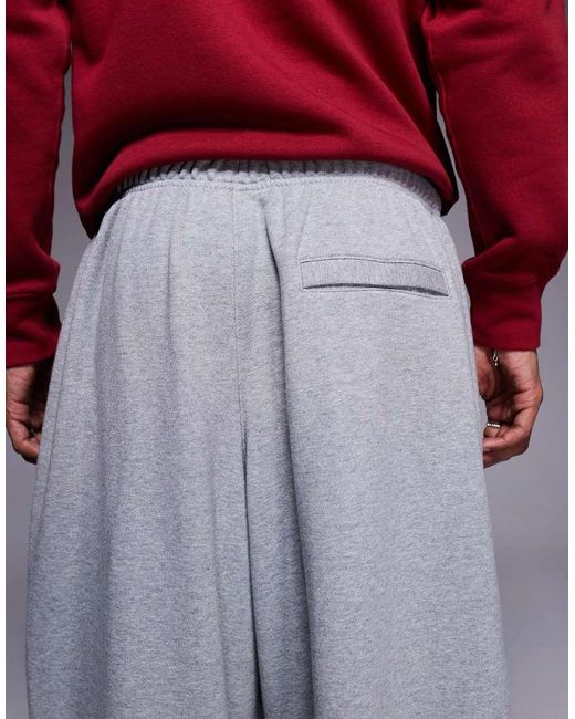 Nike Gray Club French Terry Oversized joggers for men