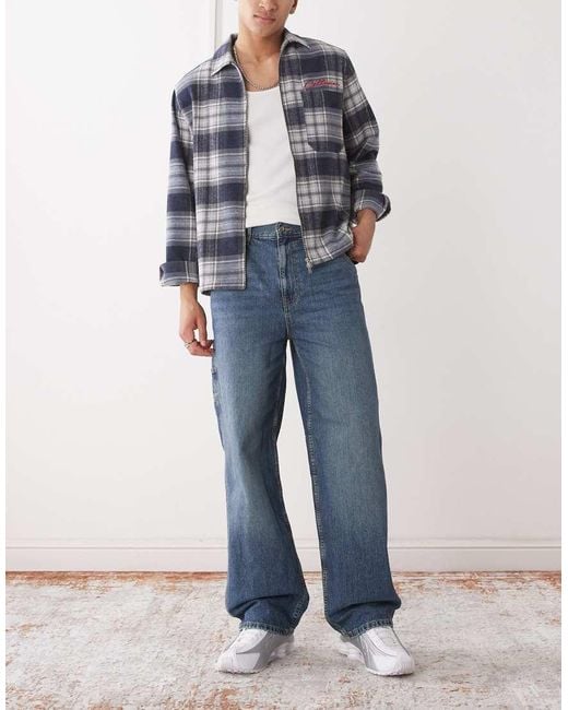 Collusion Blue X011 Carpenter Jeans for men