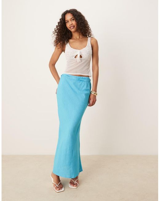 Gonna Lunga di ASOS in Blue