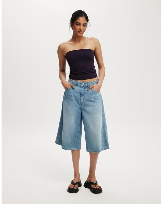Cotton On Blue All Day Tube Top