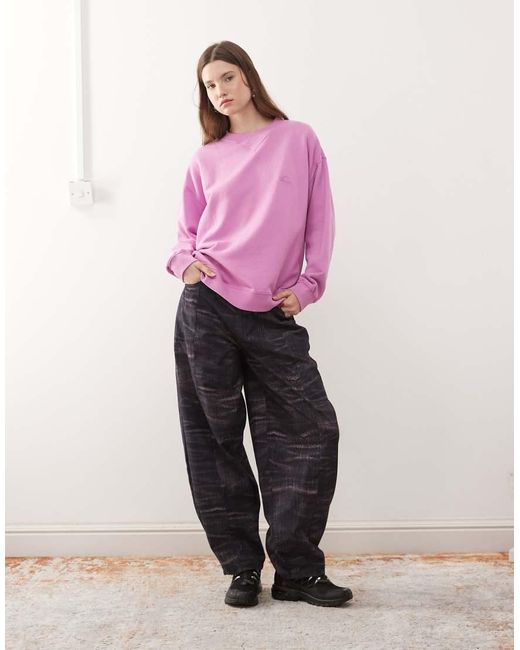 Quiksilver Pink Essential Crew Neck