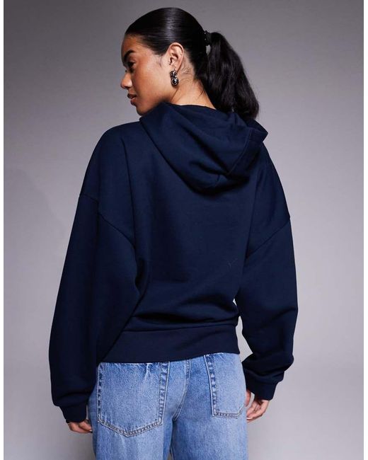 ASOS Blue Weekend Collective Hoodie Co-ord With Varsity Logo