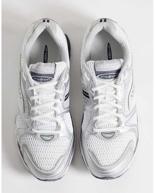 Saucony White Progrid Triumph 4 Og Trainers