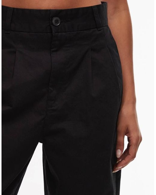 Carhartt Black Leola Wide Leg Trousers