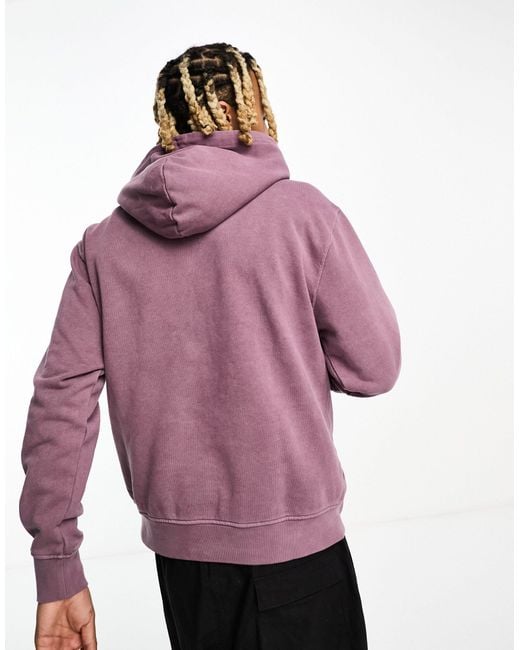 Sudadera unisex con lavado y capucha Nike de color Purple