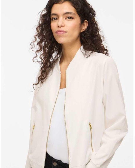 Cazadora Bomber Vila de color White