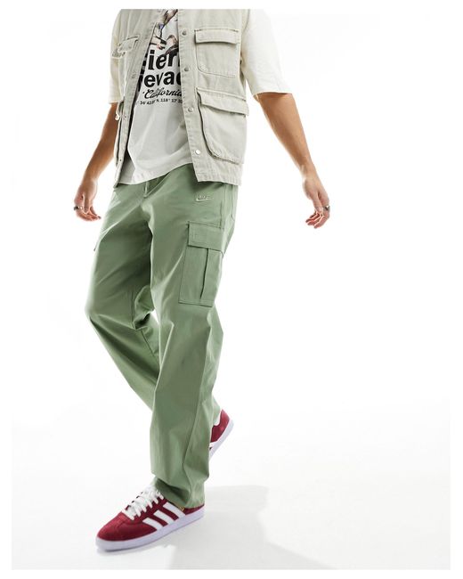 Nike Green Club Woven Trousers for men