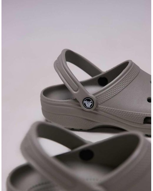 CROCSTM Gray Unisex Classic Clogs