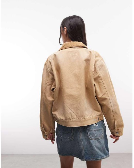 Carhartt Blue Og Arcan Double Zip Jacket