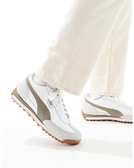 PUMA White Easy Rider Trainers for men