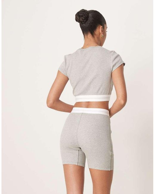 Calvin Klein Natural Rib legging Shorts