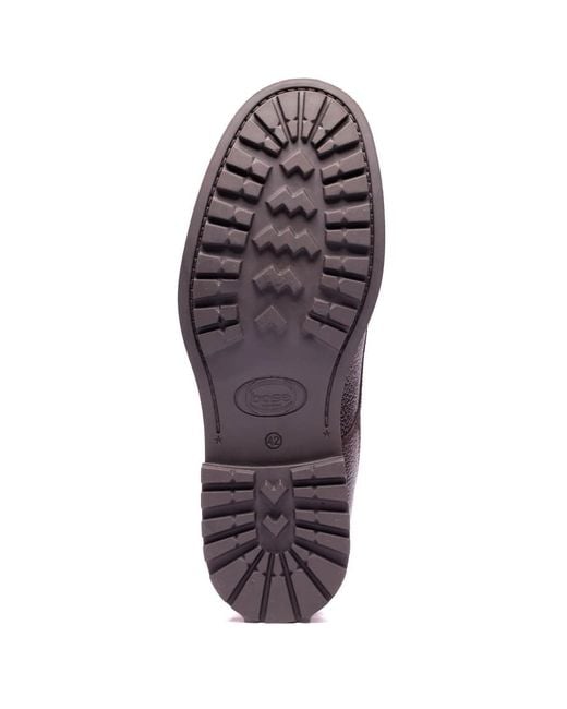 Base London Purple Mercer Toe Cap Boot for men