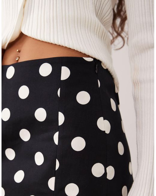 ASOS White Pelmet Mini Skort