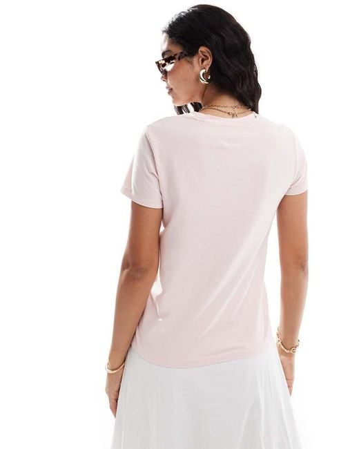 Levi's Pink Perfect Small Batwing Logo T-shirt