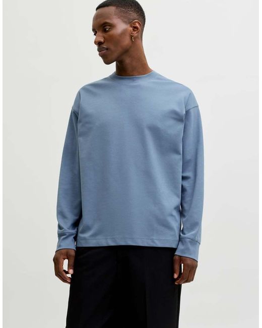 Jack & Jones Blue Longsleeved T-shirt for men