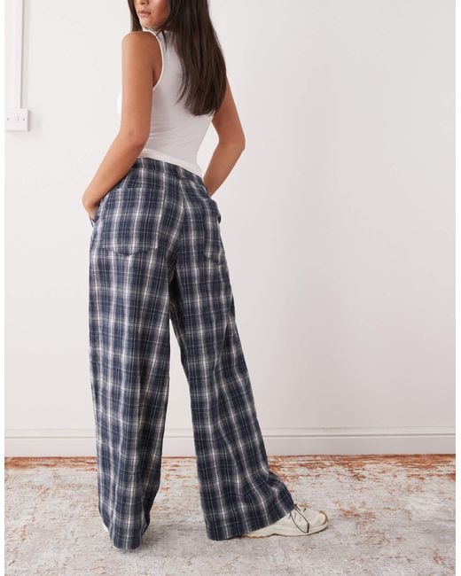 Collusion White Low Rise Balloon Pants