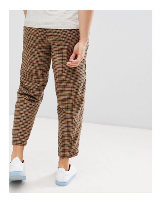 mens tapered wool trousers
