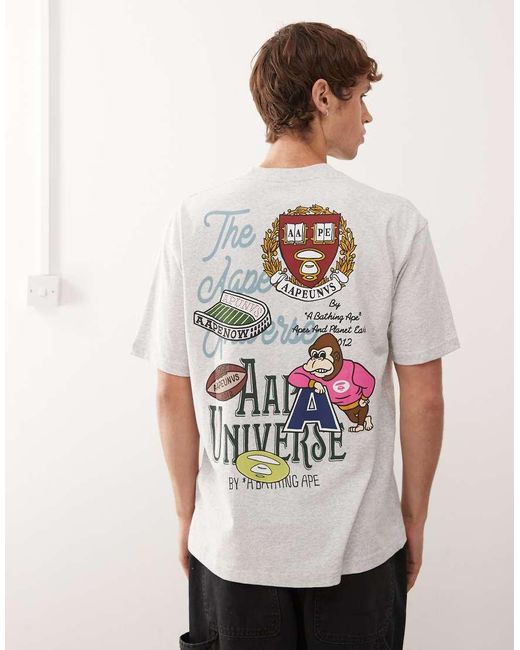 Aape By A Bathing Ape Aape By A Bathing Ape in het White voor heren