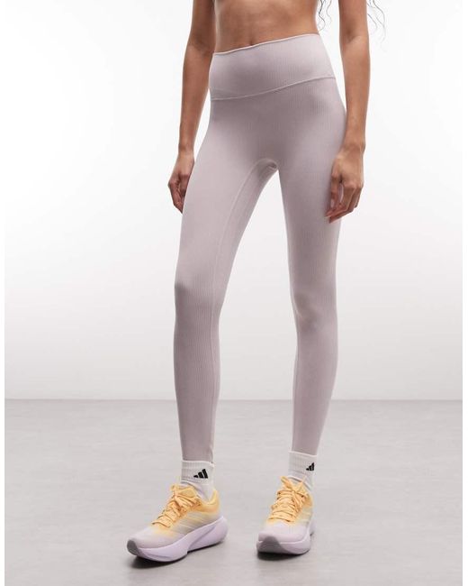 Adidas Originals White Adidas Training Motion All Me 7/8 leggings