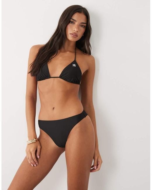 Adidas Originals Brown Adicolour Triangle Bikini Bottoms