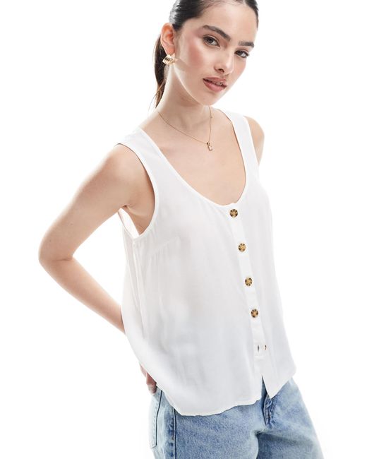 Vero Moda White – ärmelloses oberteil