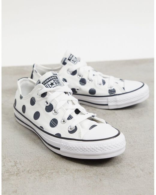 converse spotty trainers